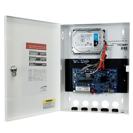 N16WNRM12TB Speco Technologies WNRM Series 16 Channel NVR 160 Mbps Max Throughput - 12TB w/ Built-in 16 PoE Ports