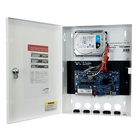 N16WNRM8TB Speco Technologies 16 Channel NVR 160 Mbps Max Throughput - 8TB w/ Built-in 16 PoE Ports