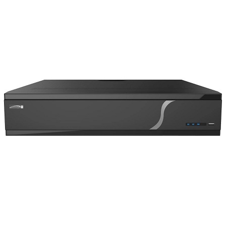 N32NRN Speco Technologies 32 Channel NVR 320 Mbps Max Throughput - No HDD Facial Recognition with Smart Analytics Dual LAN Ports