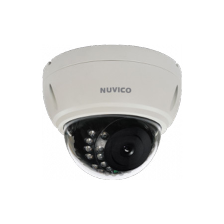 [DISCONTINUED] NC-4M-D2 Nuvico 2.8mm 20FPS @ 4MP Indoor/Outdoor IR Day/Night Dome IP Camera 12VDC/PoE