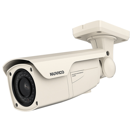 [DISCONTINUED] NC-5M-B21 Nuvico 2.8~11mm Varifocal 10FPS @ 5MP Outdoor IR Day/Night DWDR Bullet IP Security Camera 12VDC/PoE