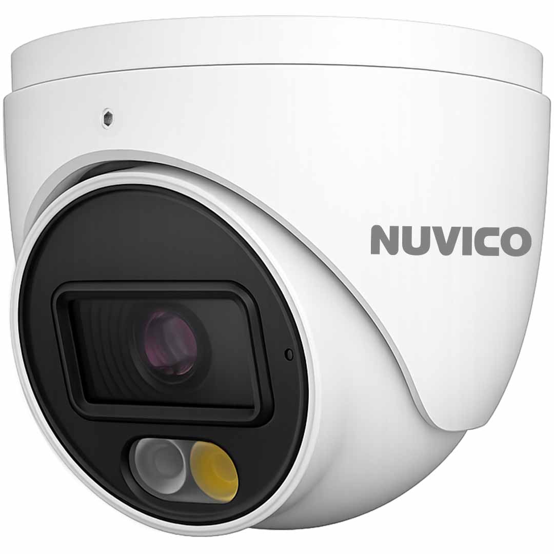 NCT-8MS4C-E2 Nuvico Xcel Series 2.8mm Lens 20FPS @ 8MP Indoor/Outdoor Dual Illumination Day/Night WDR Eyeball IP Camera 12VDC/PoE
