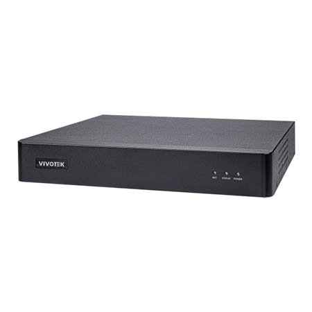 ND9213P-2TB Vivotek 4 Channel NVR 64Mbps Max Throughput - 2TB w/ Built in 4 Port PoE