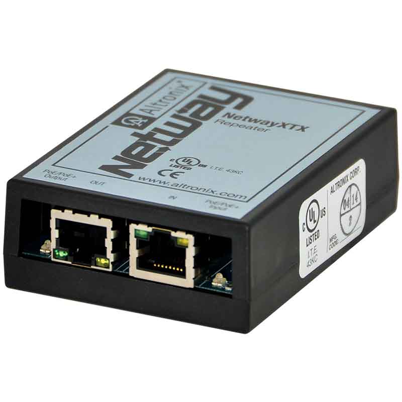 NETWAYXTX Altronix PoE/PoE+ Repeater Module Extends Range an Additional 100m