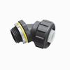 NMLT4550BL-10 Arlington Industries 1/2" PVC Liquid Tight 45 Degree Black Non-Metallic Connectors - Pack of 10