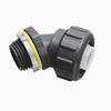 Show product details for NMLT4575BL-10 Arlington Industries " PVC Liquid Tight 45 Degree Non-Metallic Connectors Black - Pack of 10