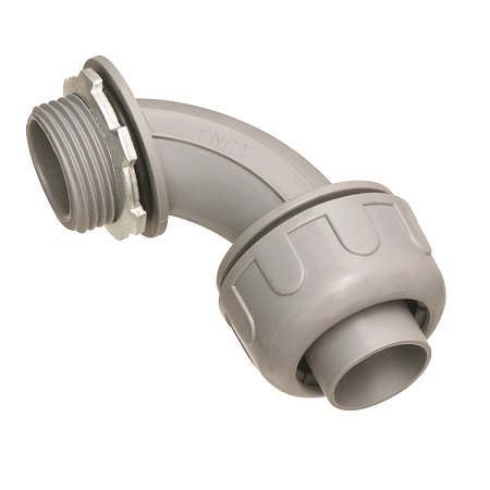 NMLT9010C-5 Arlington Industries NMLT 90 Degree 1 Inch Connector - Pack of 5