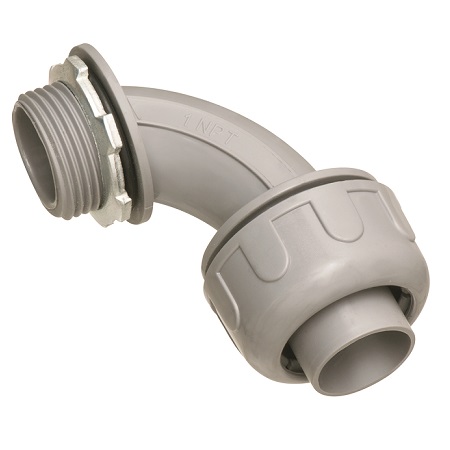 NMLT903C-10 Arlington Industries NNMLT 90 Degree 3/8 Inch Connector - Pack of 10
