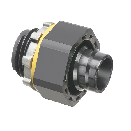 NMSC38BL-25 Arlington Industries 3/8" Screw-On Straight Non-Metallic Liquid-Tight Connector – Pack of 25