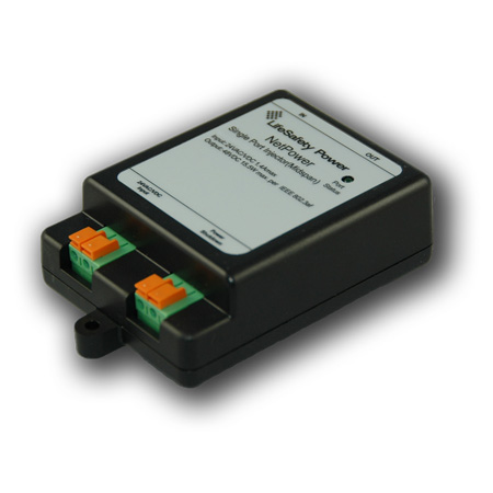 NPM130DR LifeSafety Power Single Port PoE Midspan Injector