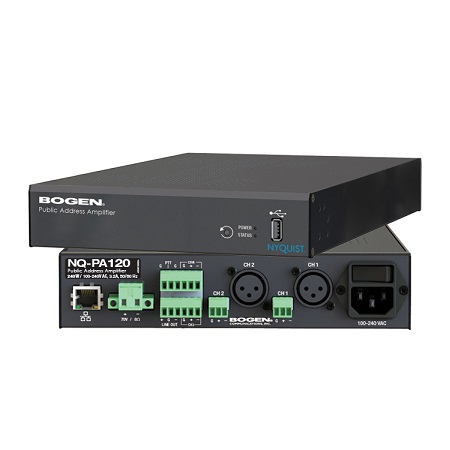 NQ-PA120 Bogen Networked Single Channel Public Address Amplifiers