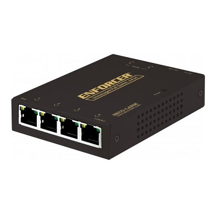 NS-104UT-MAQ Seco-Larm Unmanaged PoE Switch, 4-Port