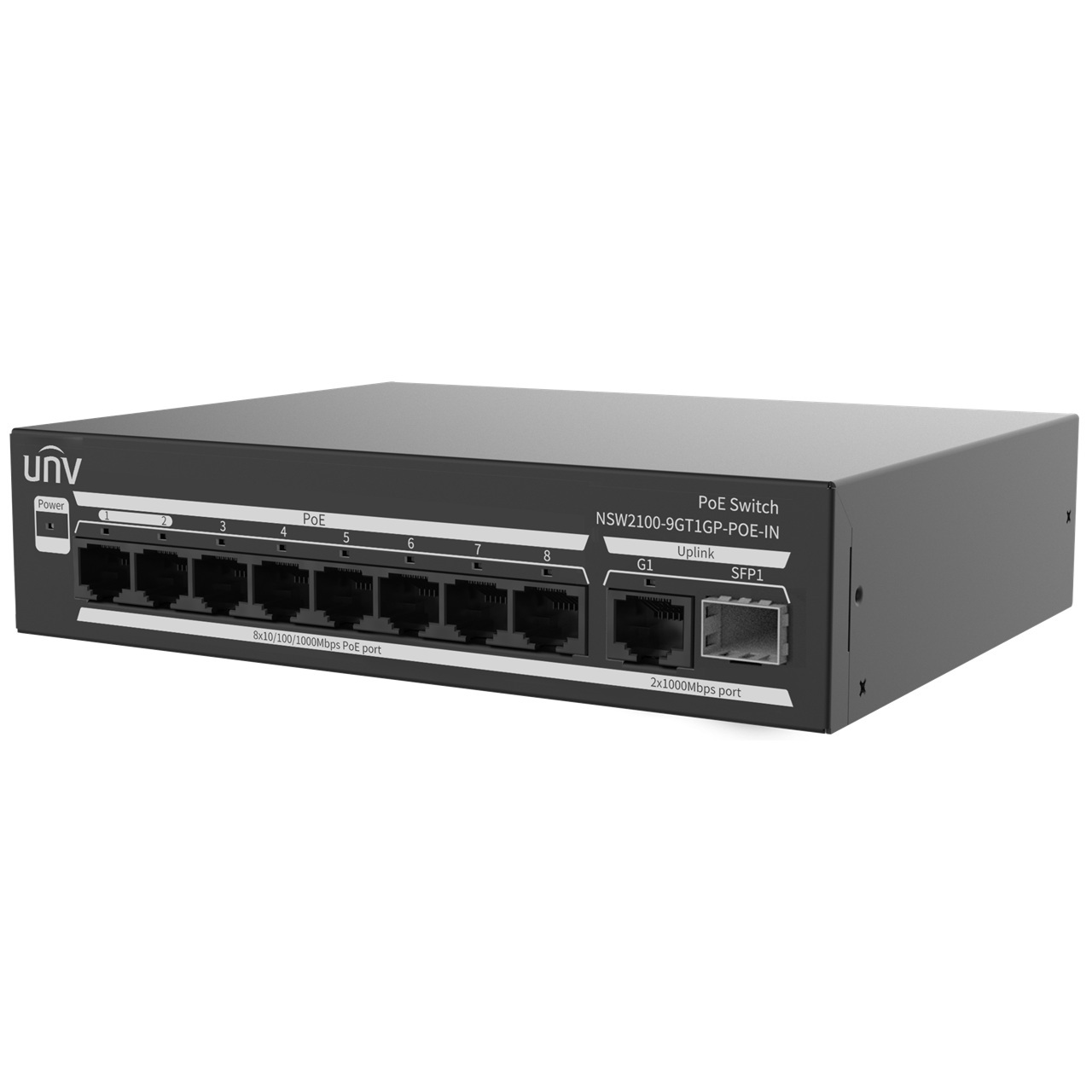 NSW2100-9GT1GP-POE-IN Uniview Gigabits PoE Switch