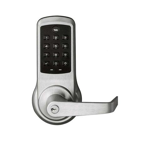 FBB618-ZW3-626 Yale nexTouch Z-Wave Pushbutton Keypad - Keyed 626 AU Lever - Satin Chrome