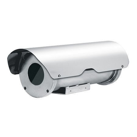 NTM2K1000 Videotec Stainless Steel Housing with Sunshield Heater 12VDC/24VAC - Germanium Front Window