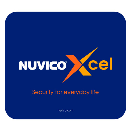 Nuvico Xcel Mouse Pad - Nuvico Xcel Logo Printed in Center - Blue