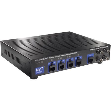 NV-4PS13-PVD NVT 4 Channel Power Supply Passive Receiver Hub
