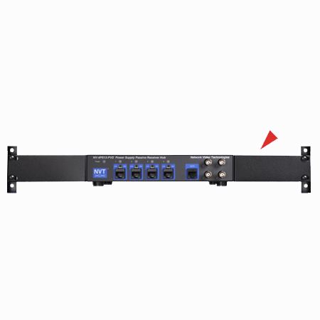 NV-4PSRMBK NVT Rack Panel Kit for 4 Port Power Supply Products