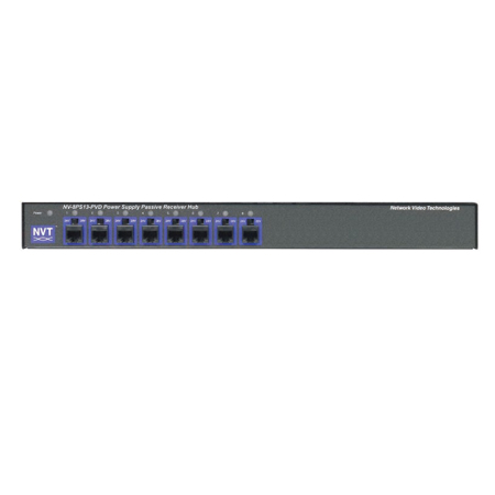 NV-8PS13-PVD NVT 8-Ch Power Supply Passive Receiver Hub