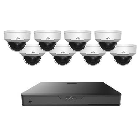 Uniview NDAA Compliant IP Surveillance Prepackaged Kits