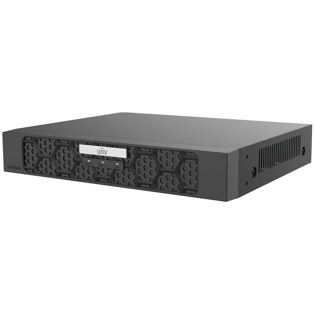 NVR501-08B-P8-IQ-IND Uniview 4-ch 4 PoE 1U Network Video Recorder, No Hard Drive