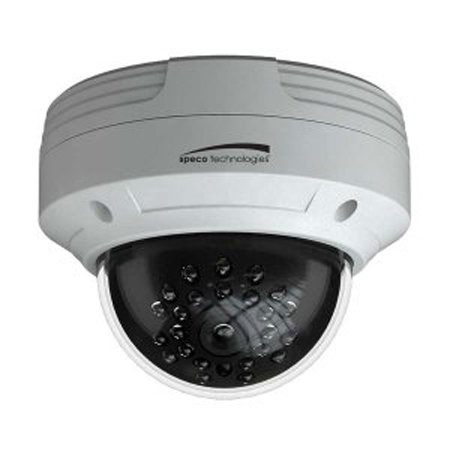 O2VLD5 Speco Technologies 3.6mm 30FPS @ 1920 x 1080 Outdoor IR Day/Night Dome IP Security Camera 12VDC/POE