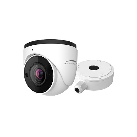 O2VT1VN Speco Technologies 2.8-12mm Varifocal 30FPS @ 2MP Outdoor IR Day/Night DWDR Turret IP Security Camera 12VDC/PoE