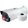 Show product details for O4BDD2 Speco Technologies 2.8mm 30FPS @ 4MP Indoor/Outdoor IR Day/Night WDR Visual Deterrent AI Bullet IP Security Camera 12VDC/POE - White Housing
