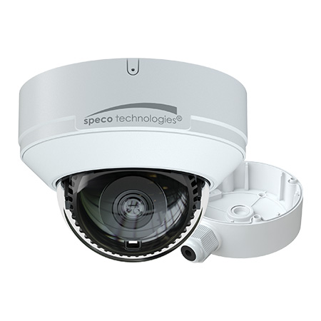 O4D9 Speco Technologies 2.8mm 30FPS @ 4MP Outdoor IR Day/Night WDR Dome IP Security Camera 12VDC/PoE