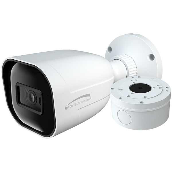 O4VB2 Speco Technologies 2.8mm 30FPS @ 4MP IR Day/Night WDR People & Vehicle Detection Bullet IP Security Camera 12VDC/POE