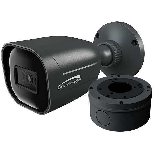 O4VB2G Speco Technologies 2.8mm 30FPS @ 4MP IR Day/Night WDR People & Vehicle Detection Bullet IP Security Camera 12VDC/POE
