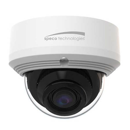 O5D1G Silver by Speco 2.8mm 30FPS @ 5MP Outdoor IR Day/Night WDR Dome IP Security Camera 12VDC/PoE