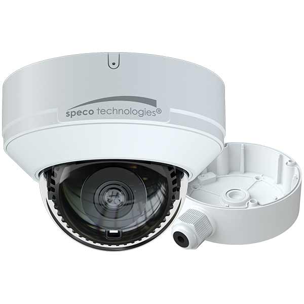 O6D1 Speco Technologies 2.8mm 30FPS @ 6MP Indoor/Outdoor IR Day/Night WDR AI Dome IP Security Camera 12VDC/POE