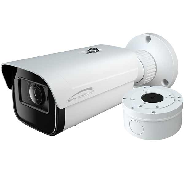 O8VB3M Speco Technologies 2.8-12mm Motorized 20fps @ 8MP Outdoor IR Day/Night WDR Bullet IP Security Camera 12VDC/PoE