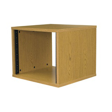 OBRK8 Middle Atlantic 8 Space ( 14 Inch ) 3/4 Inch Oak Laminate Ready-To-Assemble Rack, 18 Inch Deep