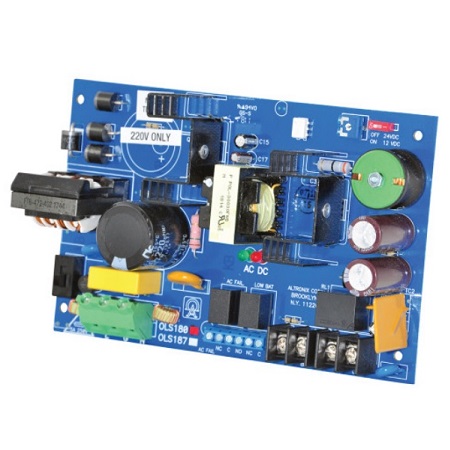 OLS180220 Altronix Power Supply Charger Single Output 12/24VDC @ 6A 220VAC Board