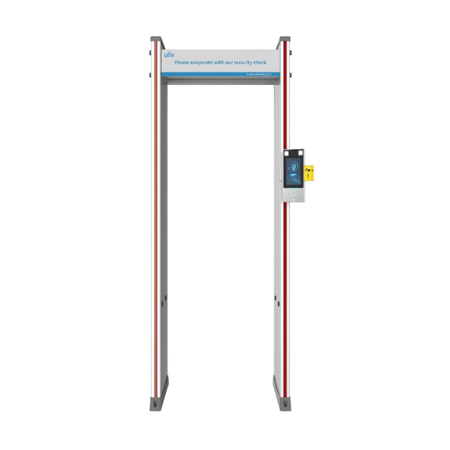 OPD-533TM-B Uniview Heat-Tracker Series Temperature and Metal Detector Security Gate