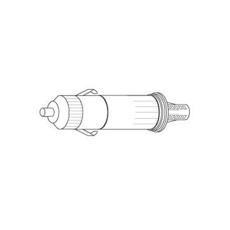 Vanco Ridged End Cigarette Lighter Plug