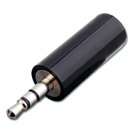 Vanco 3-Conductor Stereo Plug, Plastic Shell