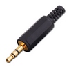 Vanco 3.5 mm Male Stereo Plug with Strain Relief