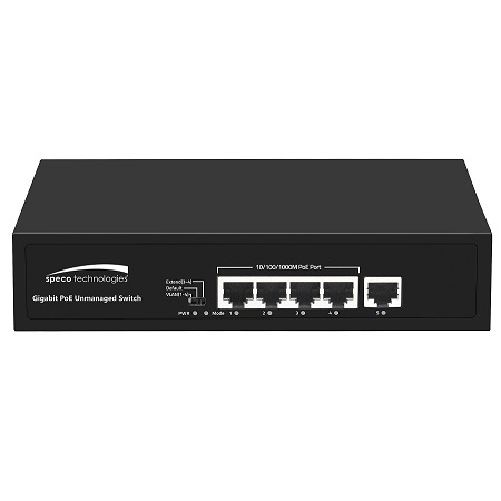 P4S5V Speco Technologies Gigabit Network Switch