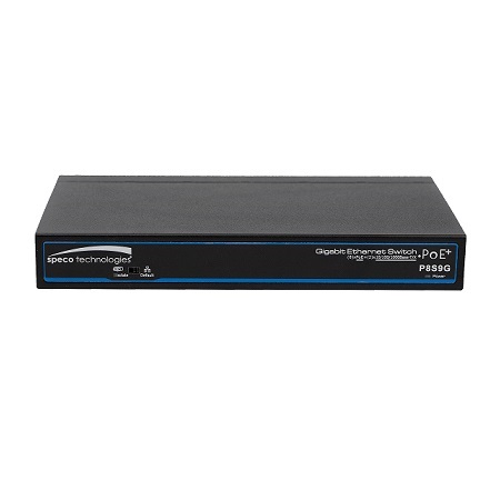 P8S9G Speco Technologies 9 Port Gigabit Network Switch
