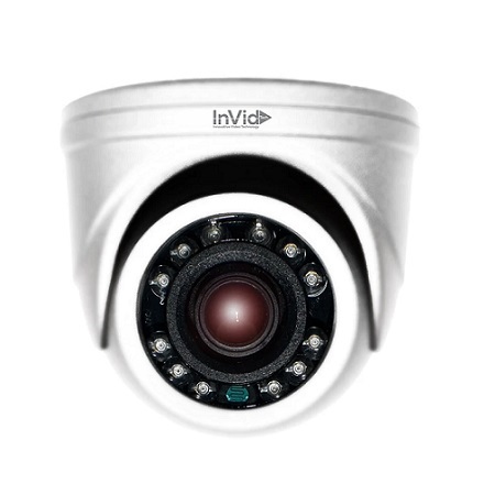 PAR-A2MINITI28W InVid Tech 2.8mm 1080p Outdoor IR Day/Night WDR Turret HD-TVI/HD-CVI/AHD/Analog Security Camera 12VDC