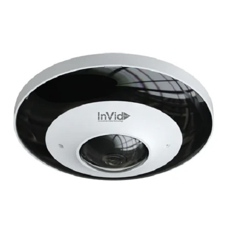 PAR-P12PANNH InVid Tech Paramont Series 1.65mm 20FPS @ 12MP Outdoor IR DWDR Panoramic IP Security Camera 12VDC/PoE