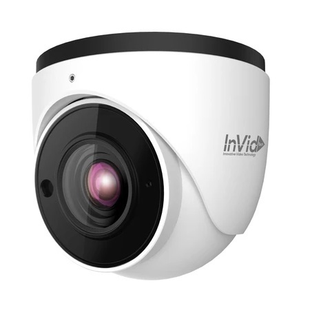 PAR-P2FACETX2812G1 InVid Tech 2.8-12mm Motorized 30FPS @ 2MP Outdoor Day/Night WDR Turret IP Security Camera 12VDC/POE