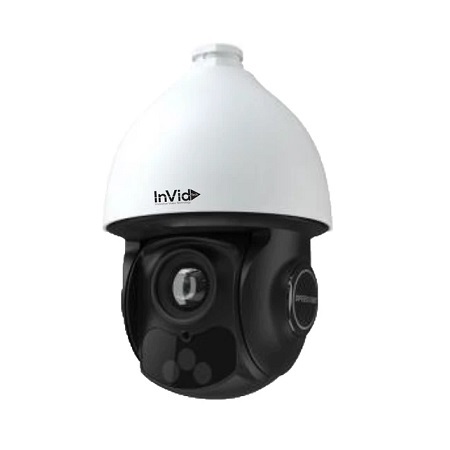 PAR-P4PTZXIR25NH-AI InVid Tech 4.8-120mm 25x Optical Zoom 30FPS @ 4MP Outdoor IR Day/Night WDR PTZ IP Security Camera 12VDC/PoE