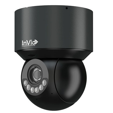 PAR-P4PTZXIR2812BNH-AIWL InVid Tech Paramont Series 2.8-12mm Motorized 25x Optical Zoom 30FPS @ 4MP Outdoor White Light Day/Night WDR PTZ IP Security Camera 12VDC/PoE