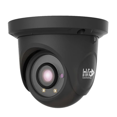 PAR-P4TXIR28B InVid Tech 3.6mm 30FPS @ 4MP Outdoor IR Day/Night WDR Turret IP Security Camera 12VDC/PoE