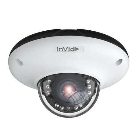 PAR-P4UFO28 InVid Tech 2.8mm 30FPS @ 4MP Outdoor IR Day/Night WDR Dome IP Security Camera 12VDC/POE