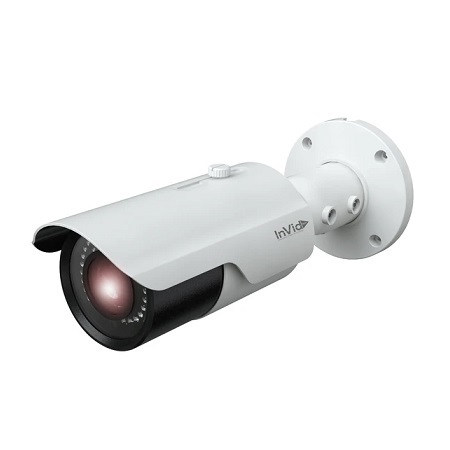 PAR-P5BIRA3312F InVid Tech 3.3-12mm Motorized 30FPS @ 5MP Outdoor IR Day/Night WDR Bullet IP Security Camera 12VDC/PoE